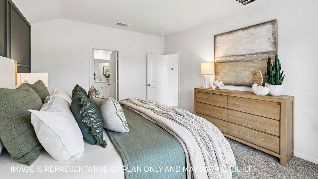 Furnished interior view inside a new home in Bar W Ranch, Leander (Image 3).