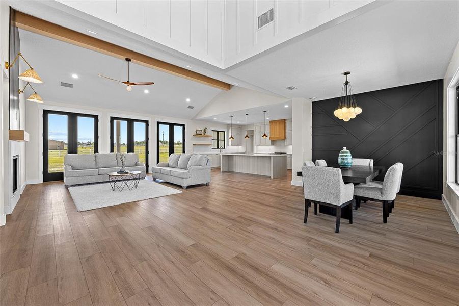 Furnished interior view inside a new home in , Lake City (Image 10).