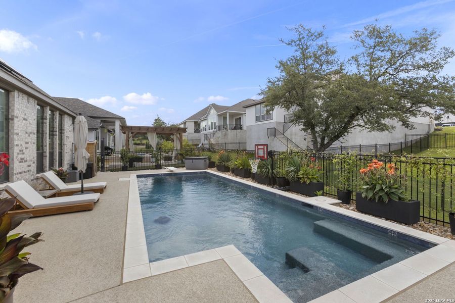 Exterior details and patio area of a home in Esperanza, Boerne (Image 22).