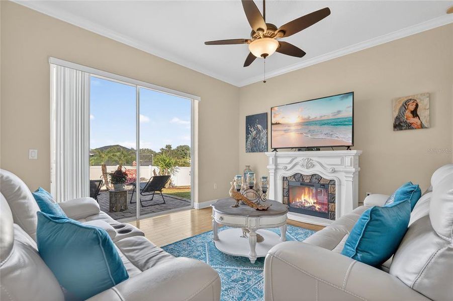 Furnished interior view inside a new home in , Lakeland (Image 18). Furnished interior view inside a new home in , Lakeland (Image 18).