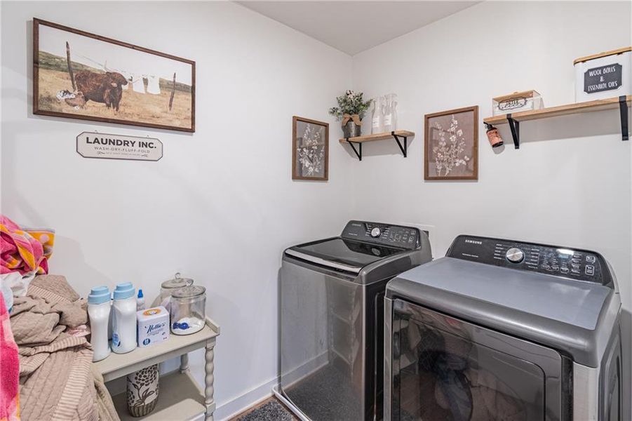 Furnished interior view inside a new home in River Station, Monroe (Image 16).
