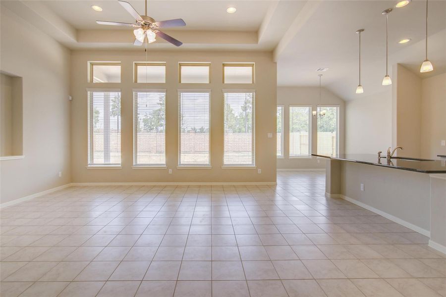 Spacious, unfurnished interior of a new home in Rates starting as low as, Iowa Colony (Image 32).