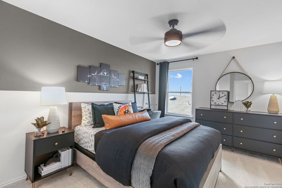 Furnished interior view inside a new home in Dove Song, San Antonio (Image 25).