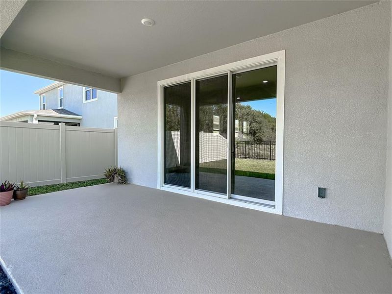 Exterior details and patio area of a home in Mirada, San Antonio (Image 3).