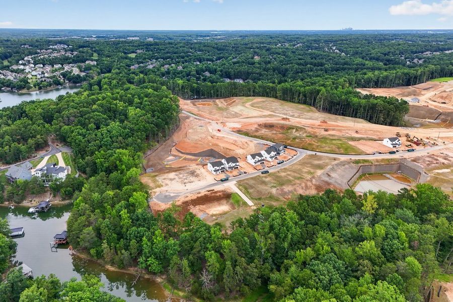 Site preparation for new homesites in The Coves on Lake Wylie, Charlotte (Image 20). Site preparation for new homesites in The Coves on Lake Wylie, Charlotte (Image 20).