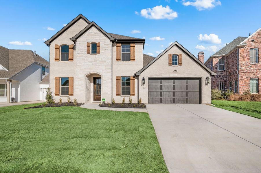 Representative exterior photo of a completed home built from the Milo by Our Country Homes in Lakes of River Trails, Fort Worth, TX (Image 6).