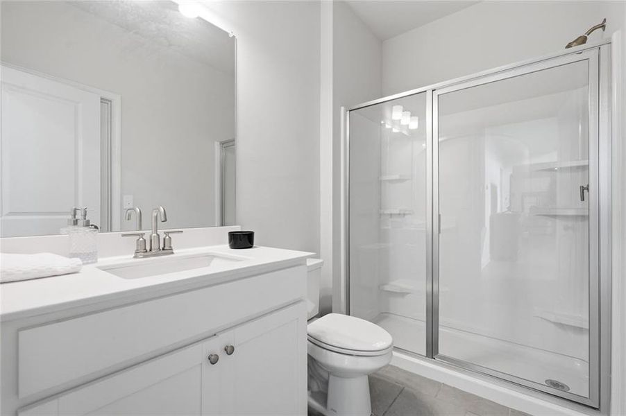 Furnished interior view inside a new home in Carmichael Farms, Canton (Image 11). Furnished interior view inside a new home in Carmichael Farms, Canton (Image 11).