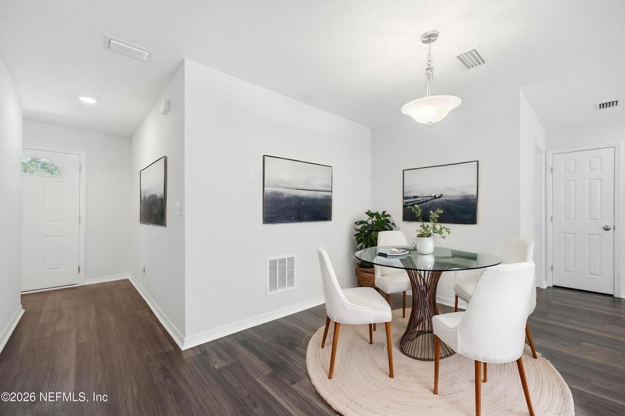 Furnished interior view inside a new home in , Jacksonville (Image 13).