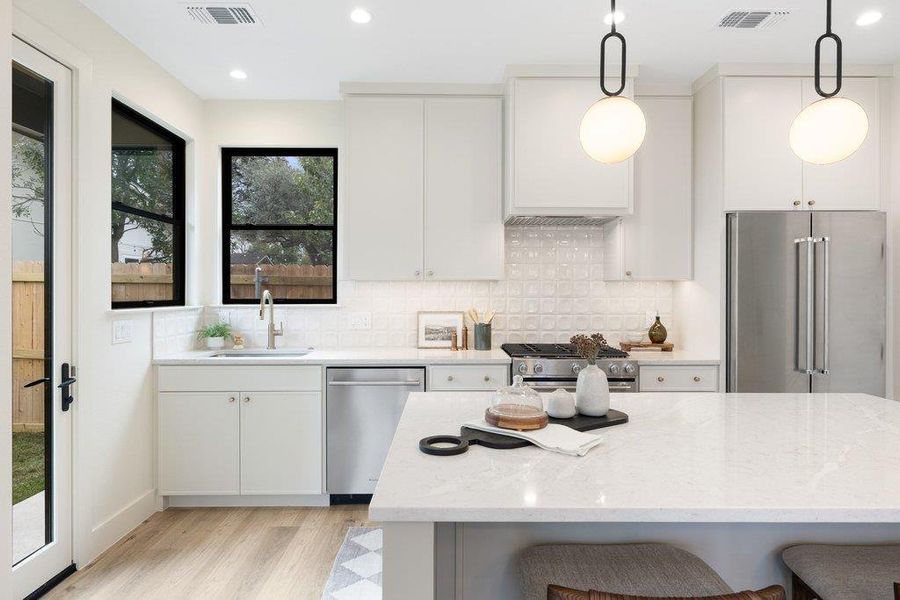 Furnished interior view inside a new home in , Austin (Image 30).