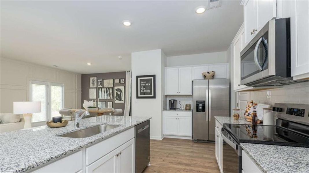Furnished interior view inside a new home in Mableton Station, Mableton (Image 10).