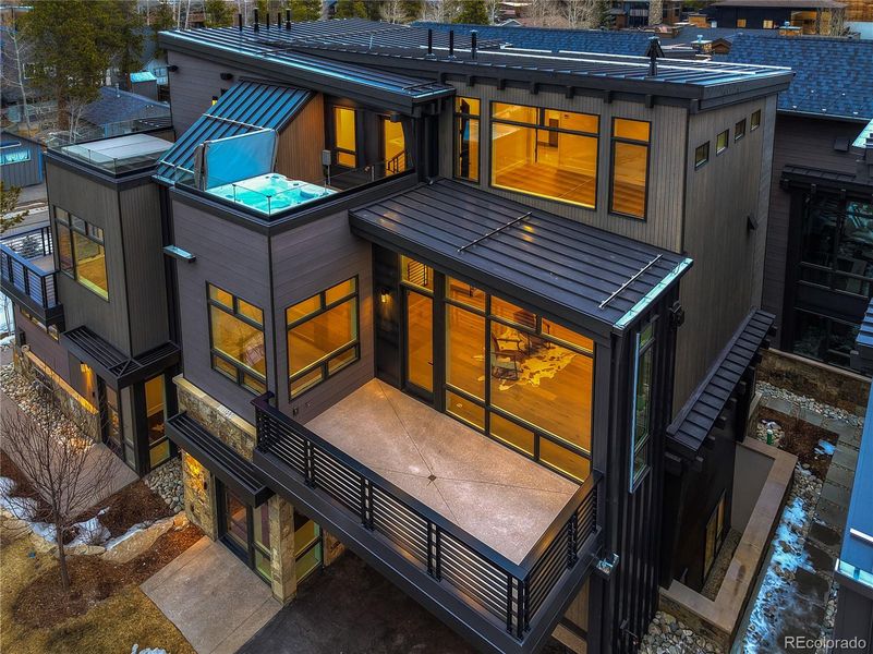 Exterior details and patio area of a home in , Frisco (Image 29).