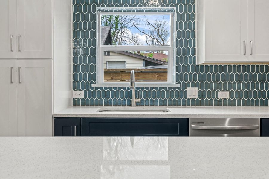 Close-up of interior finishes inside a home in , Houston (Image 14).