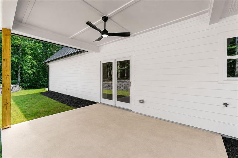Exterior details and patio area of a home in , Gainesville (Image 24). Exterior details and patio area of a home in , Gainesville (Image 24).