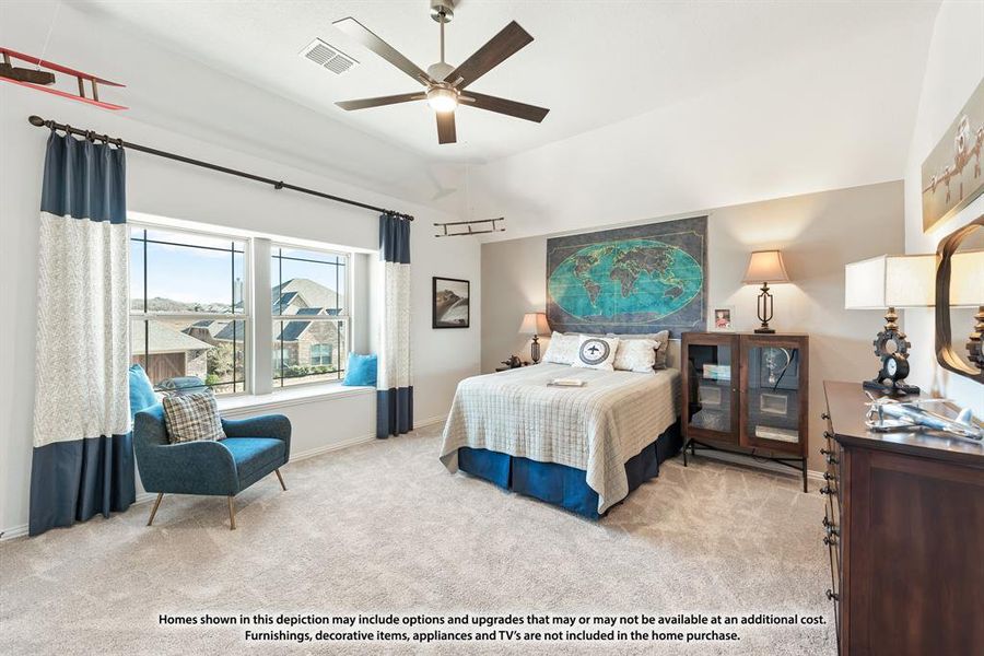 Furnished interior view inside a new home in North Grove, Waxahachie (Image 15).