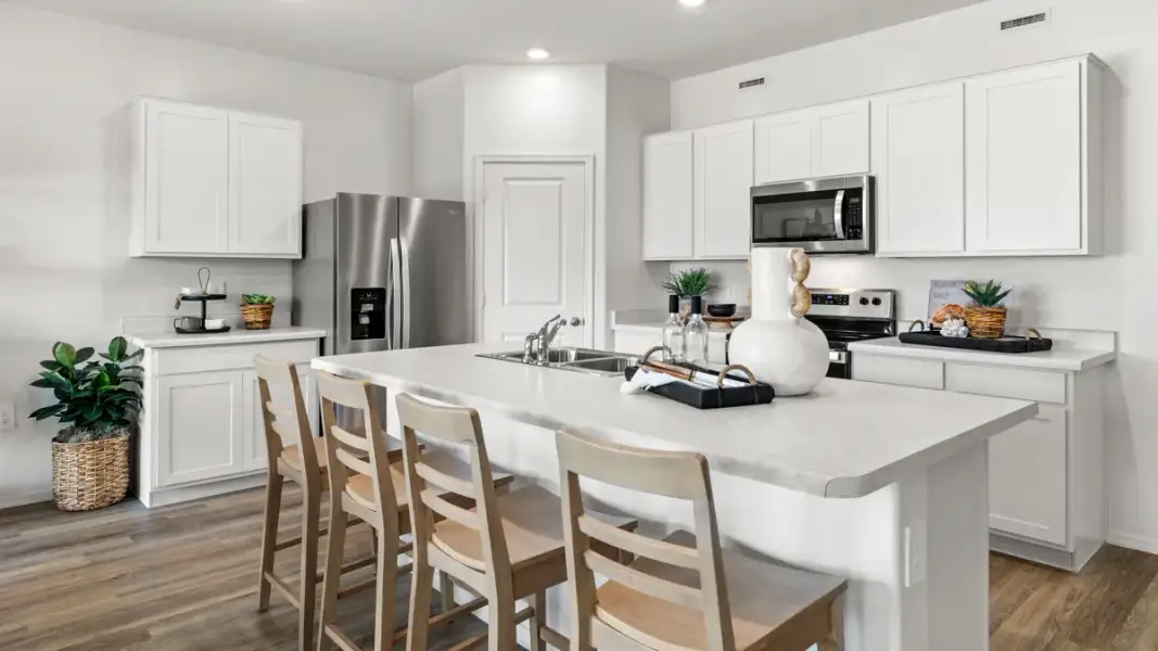 Furnished interior view inside a new home in Rio Rancho Estates, Wittmann (Image 27).