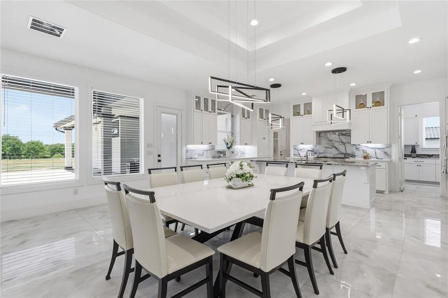 Furnished interior view inside a new home in , Sanger (Image 30).