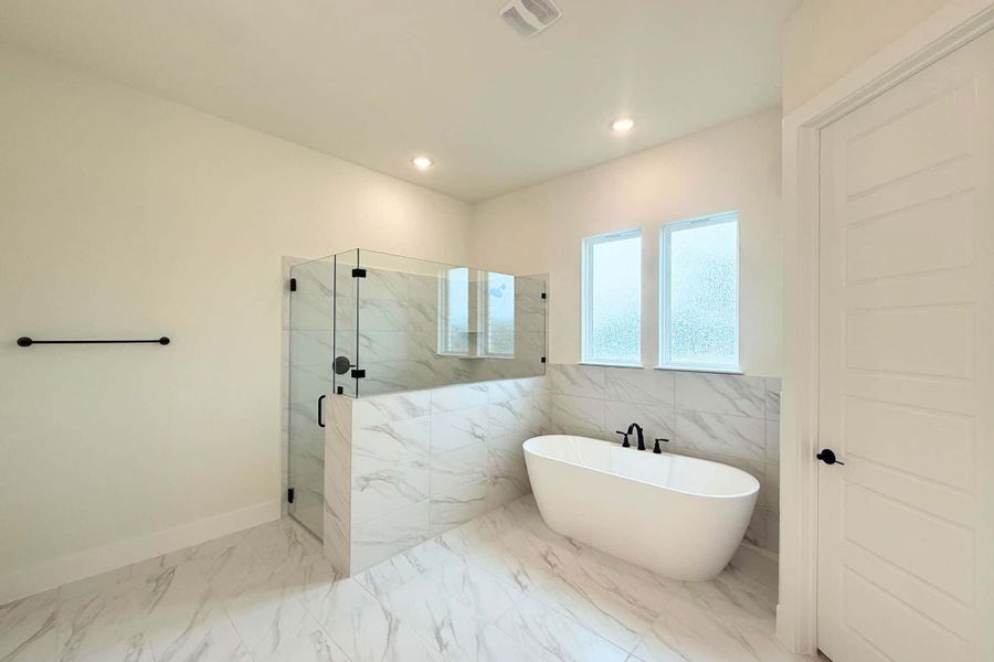 Furnished interior view inside a new home in Heights at San Gabriel, Georgetown (Image 10).
