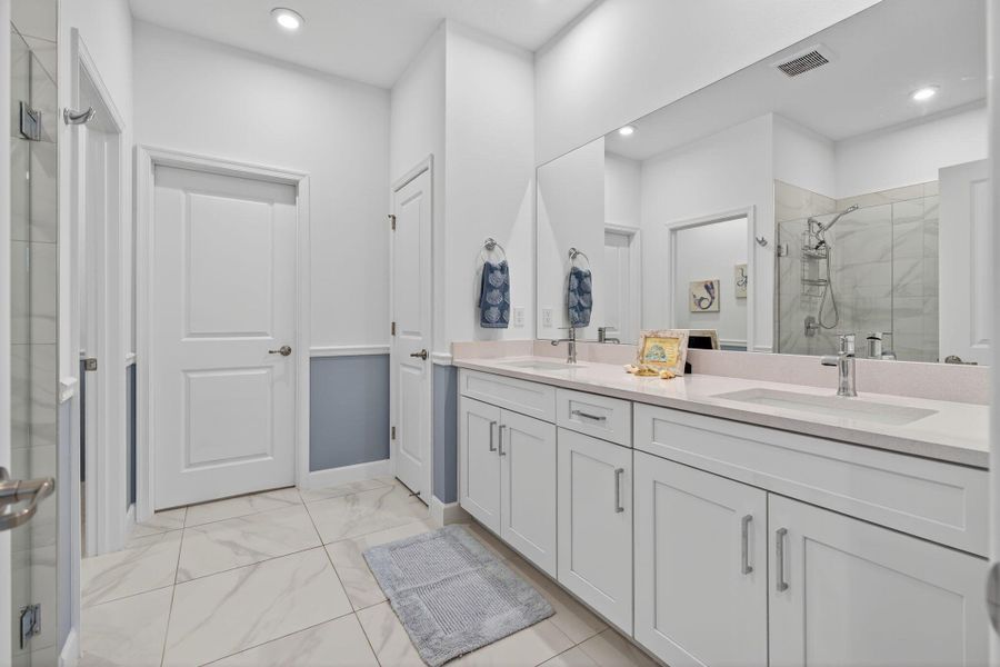 Furnished interior view inside a new home in , Port St. Lucie (Image 43).