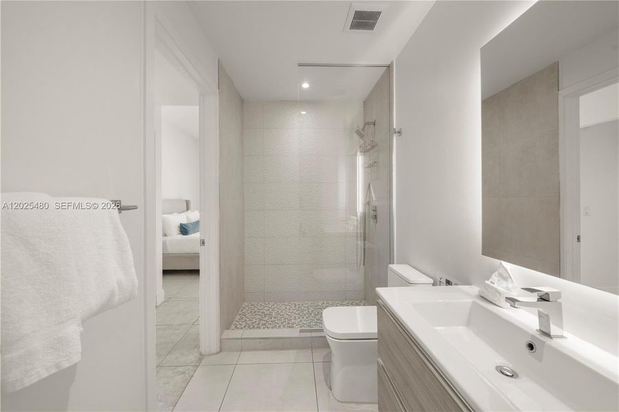 Furnished interior view inside a new home in , Miami (Image 16). Furnished interior view inside a new home in , Miami (Image 16).