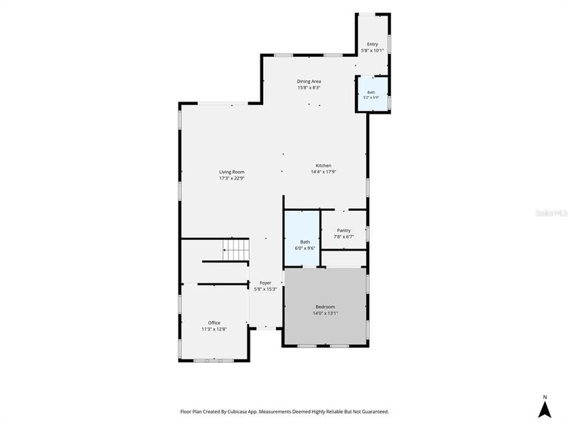2D floor plan layout of this home in , St. Petersburg, FL (Image 5).
