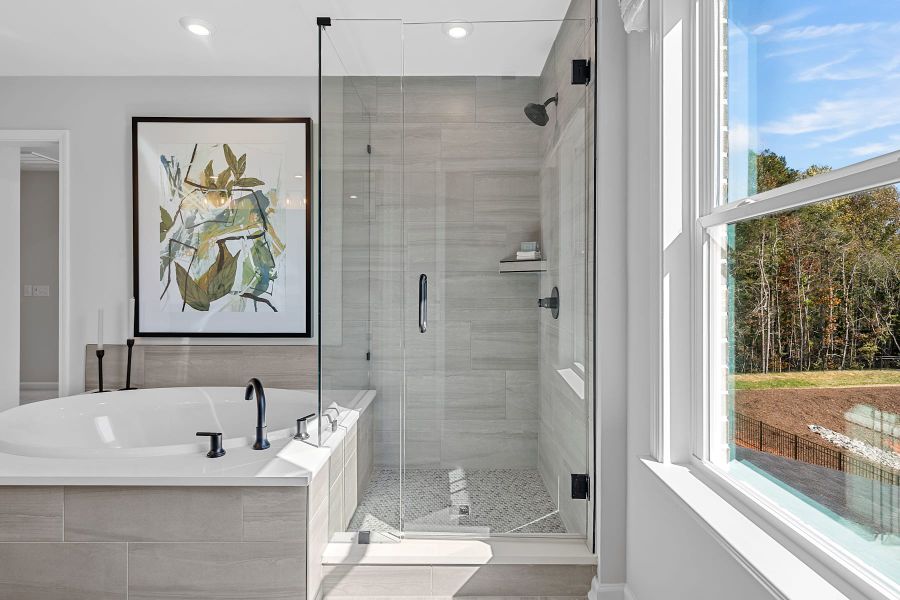 Representative furnished interior of a home built from the Woodwright by Tri Pointe Homes in Alton Creek, Mint Hill (Image 35).