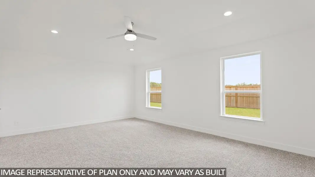 Spacious, unfurnished interior of a new home in Hills of Westlake, Conroe (Image 12).
