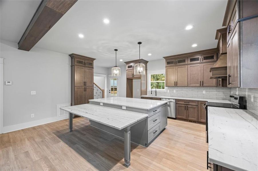 Furnished interior view inside a new home in , Monroe (Image 7).