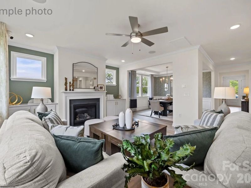 Furnished interior view inside a new home in Enclave at Belmont, Belmont (Image 11).