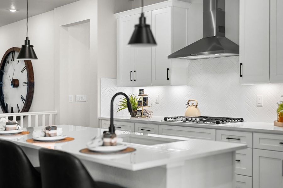 Furnished interior view inside a new home in Trumark Homes at Tanterra, Parker (Image 30).