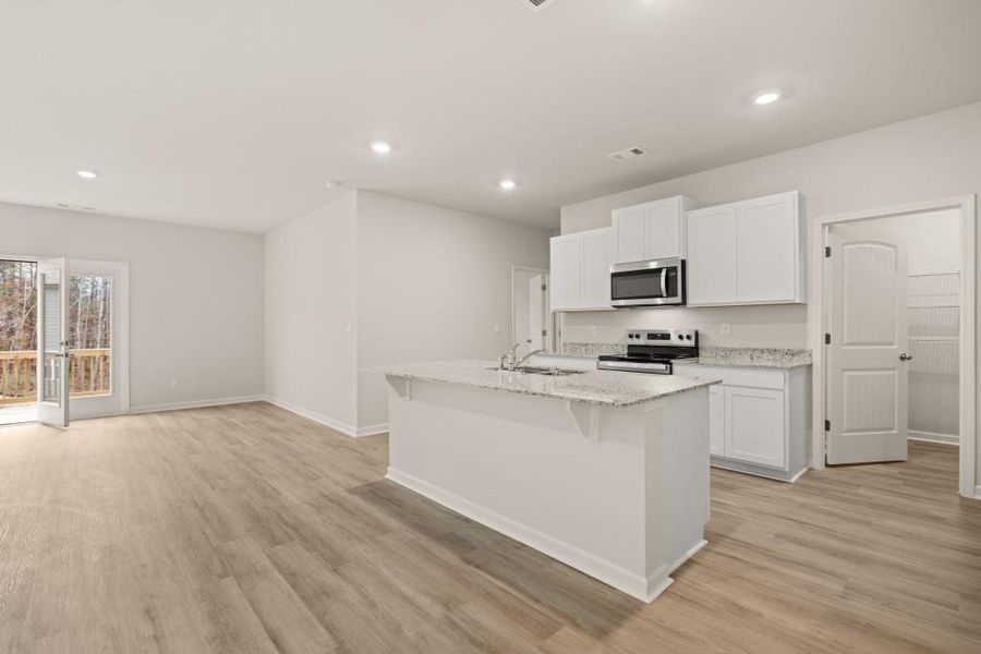 Furnished interior view inside a new home in Pointe Park, Union City (Image 5).
