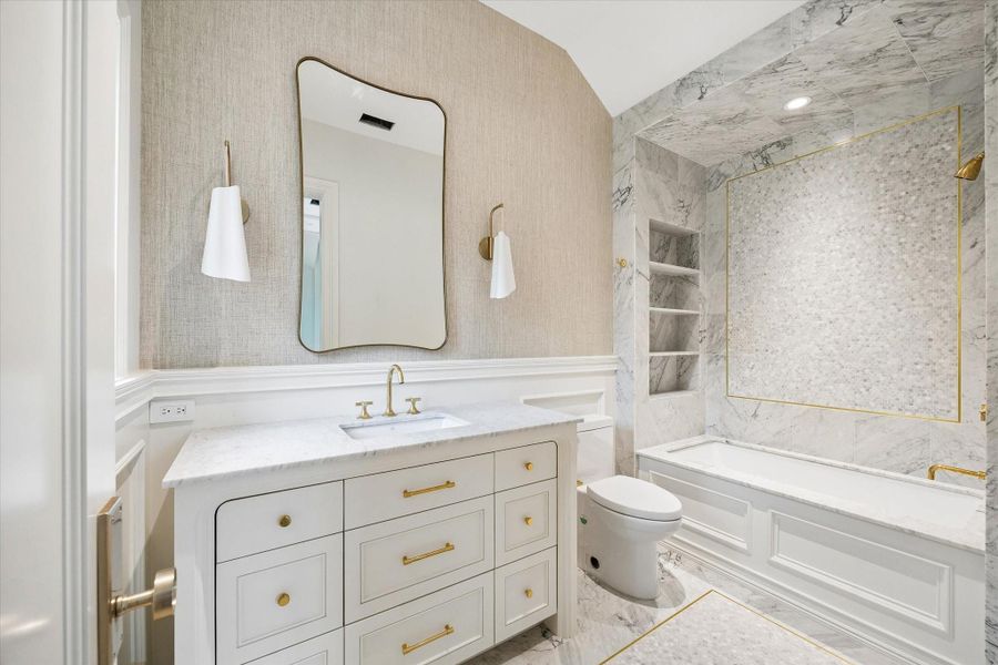 Furnished interior view inside a new home in , Houston (Image 6).