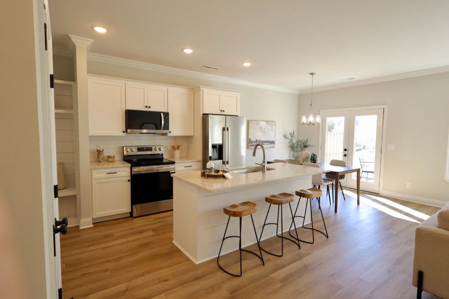 Furnished interior in a model home at The Abaco in Cleveland (Image 27).