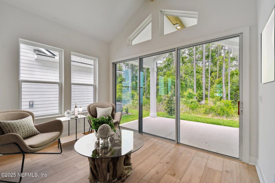 Furnished interior view inside a new home in Reflections 40' Front Load, Ponte Vedra (Image 10).