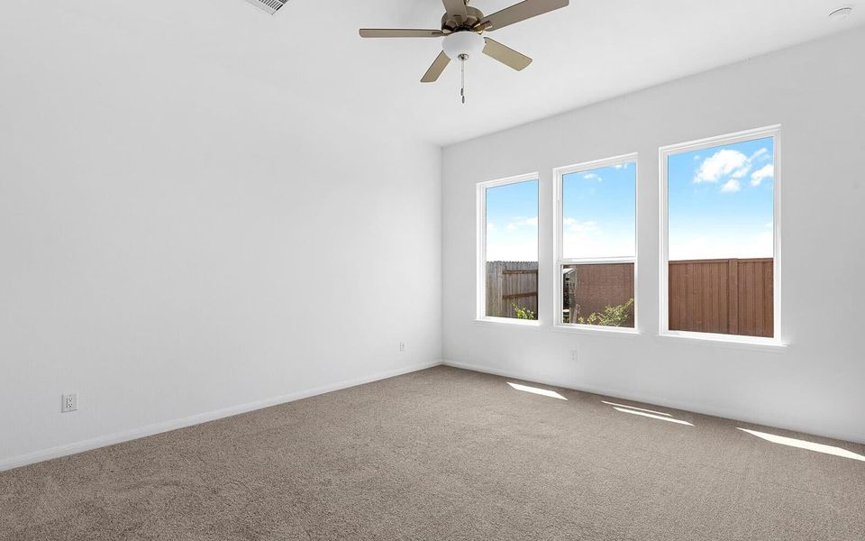 Representative unfurnished interior of a home built from the Tufts by Brookfield Residential in 40' Traditional Homes at Elyson, Katy (Image 10). Representative unfurnished interior of a home built from the Tufts by Brookfield Residential in 40' Traditional Homes at Elyson, Katy (Image 10).