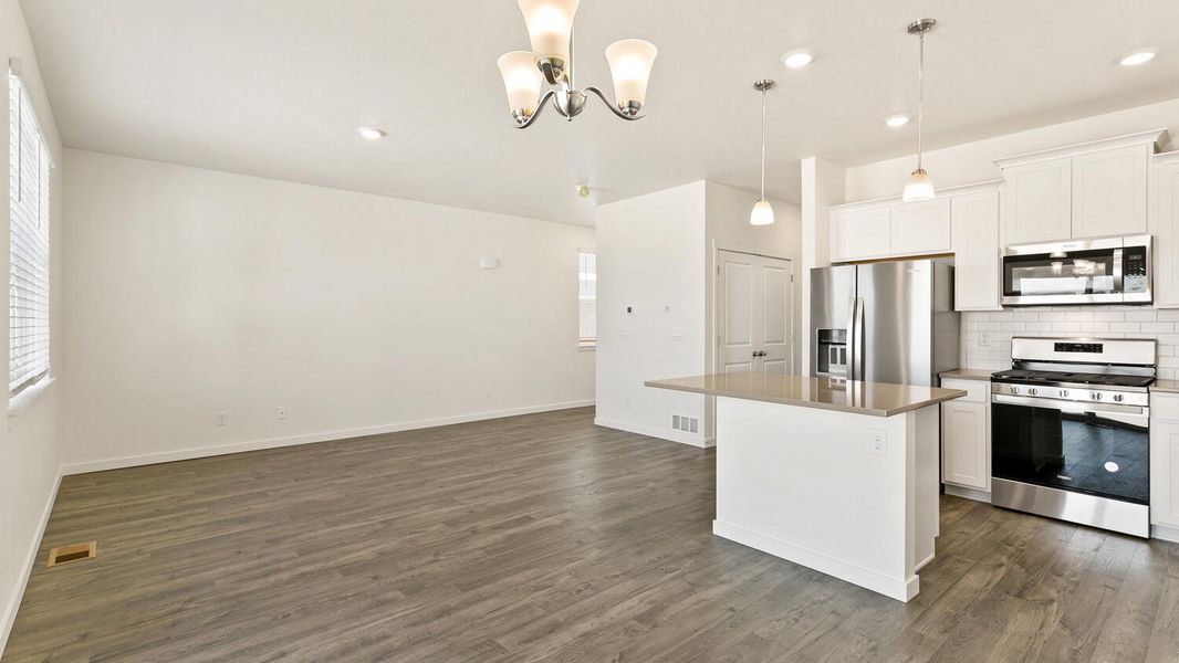 Furnished interior view inside a new home in The Ridge at Lorson Ranch, Colorado Springs (Image 5).
