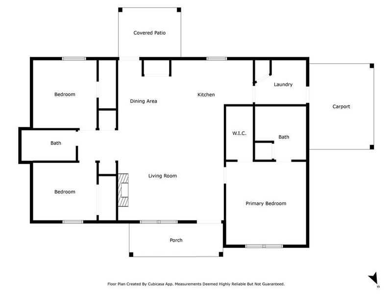 2D floor plan layout of this home in , Buchanan, GA (Image 3).
