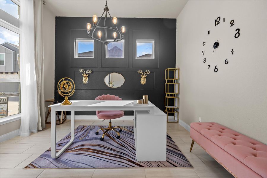 Furnished interior view inside a new home in , Houston (Image 23).