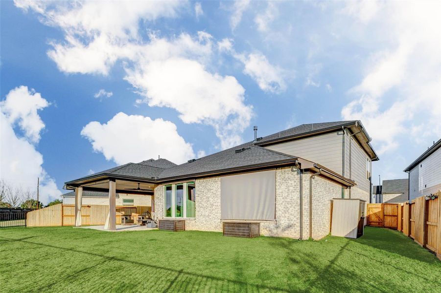 Exterior details and patio area of a home in , Fulshear (Image 23). Exterior details and patio area of a home in , Fulshear (Image 23).