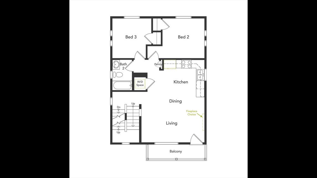 2D floor plan layout of this home in Reunion, Commerce City, CO (Image 2). 2D floor plan layout of this home in Reunion, Commerce City, CO (Image 2).