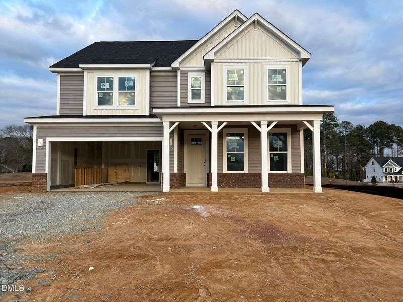 In-progress construction of a new home in Retreat at North Main, Lillington, NC (Image 28).