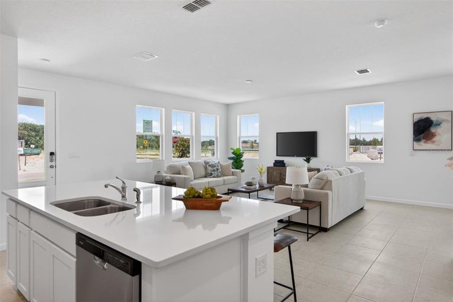 Furnished interior view inside a new home in , Orlando (Image 4).