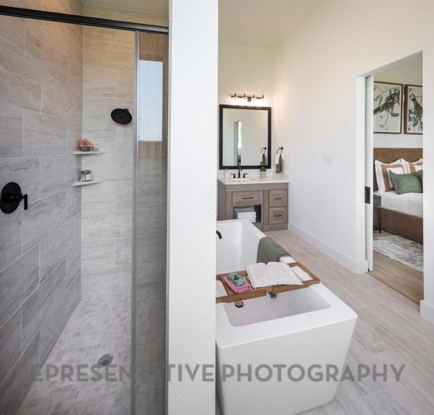 Furnished interior view inside a new home in Parten, Austin (Image 31).