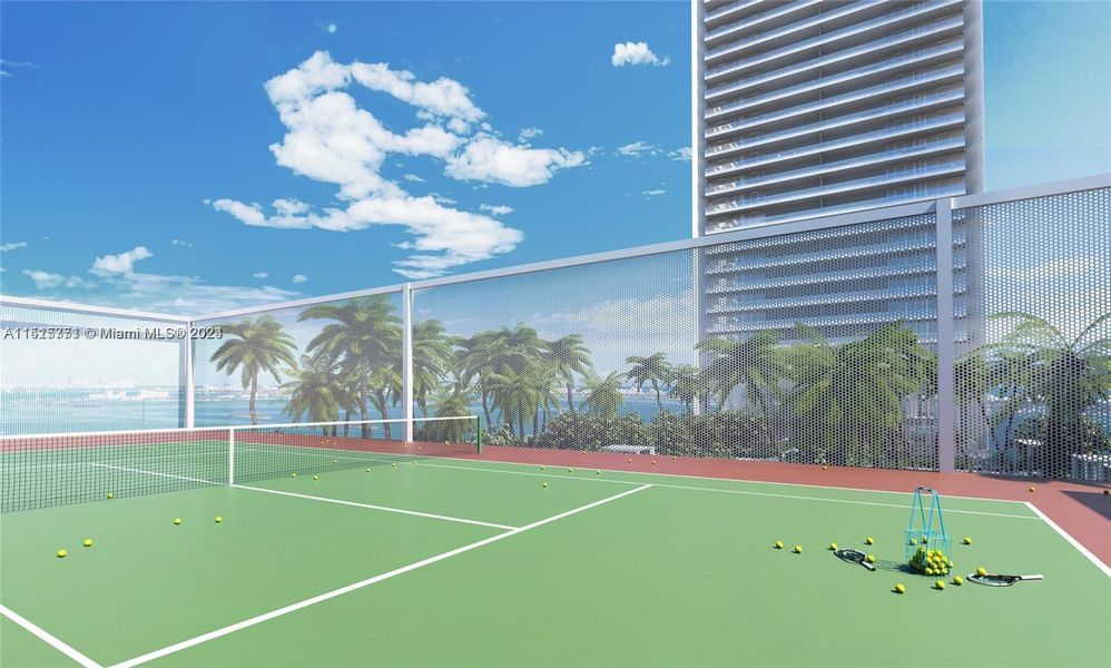 tennis court