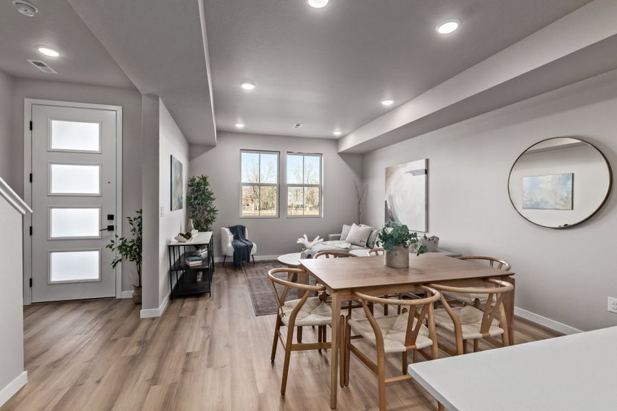 Furnished interior view inside a new home in Arras Park, Thornton (Image 15).