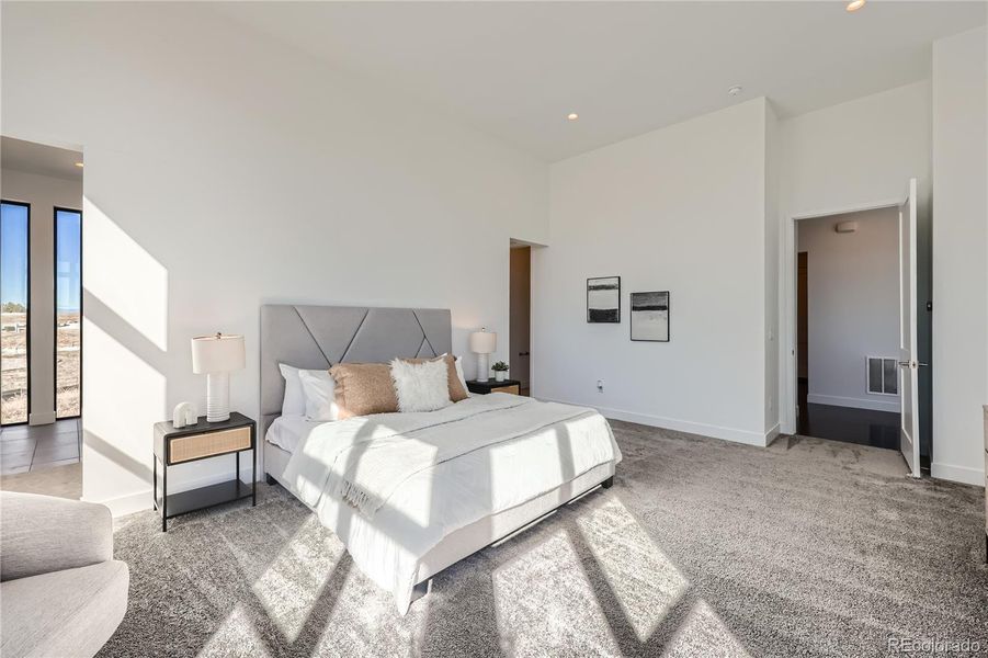 Furnished interior view inside a new home in , Parker (Image 15).