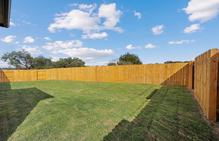 Exterior details and patio area of a home in 6 Creeks, Kyle (Image 17). Exterior details and patio area of a home in 6 Creeks, Kyle (Image 17).