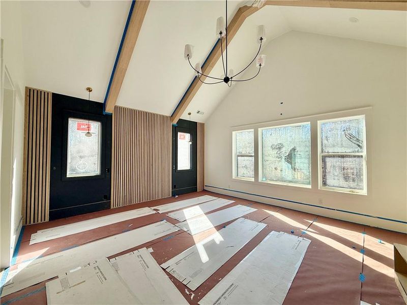 In-progress construction of a new home in , Flowery Branch, GA (Image 12).