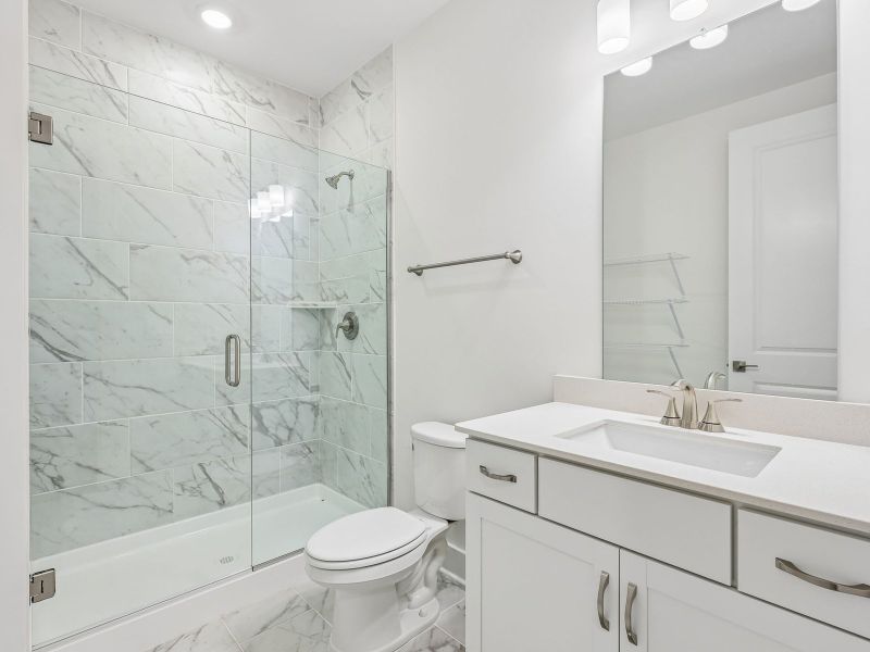 Furnished interior view inside a new home in Station Hill - Estate Series, Franklin (Image 9).