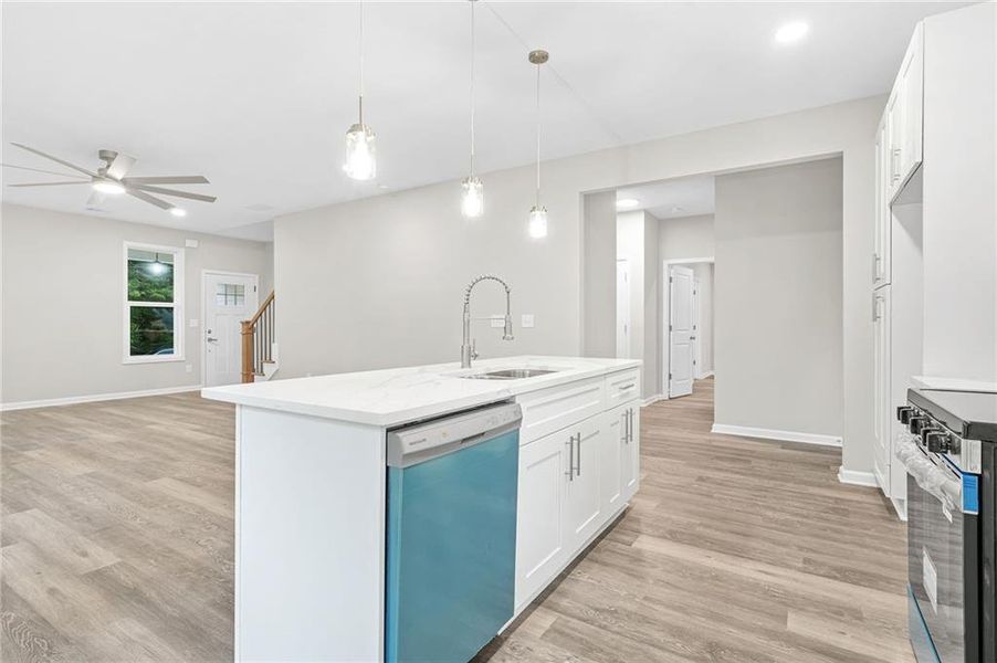 Furnished interior view inside a new home in , Stockbridge (Image 18).