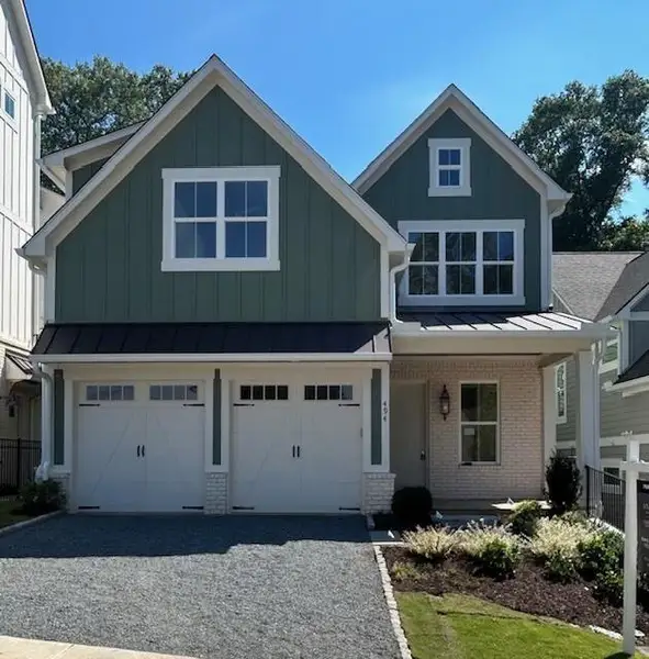 Front exterior of a new home in , Marietta, GA, highlighting curb appeal (Image 2). Front exterior of a new home in , Marietta, GA, highlighting curb appeal (Image 2).